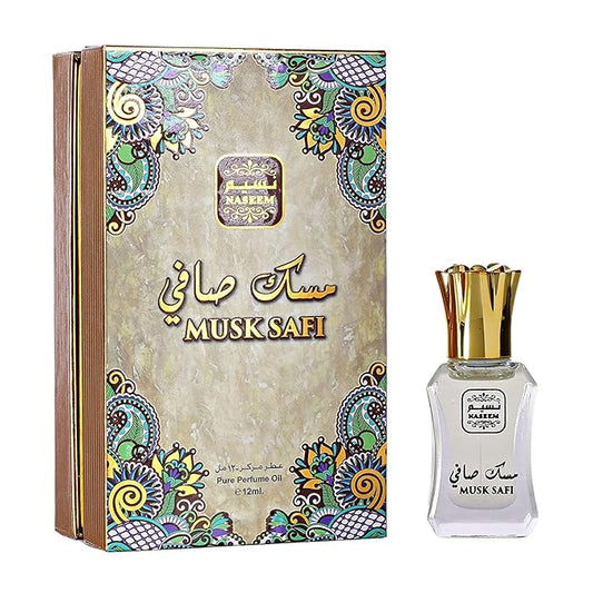 Parag Fragrances Musk Safa 25ml Attar/Itra/Natural Fragrance Oil/Perfume Oil (Arabian Series) 0% Alcohol, Long Lasting & Naturally Distilled Attars