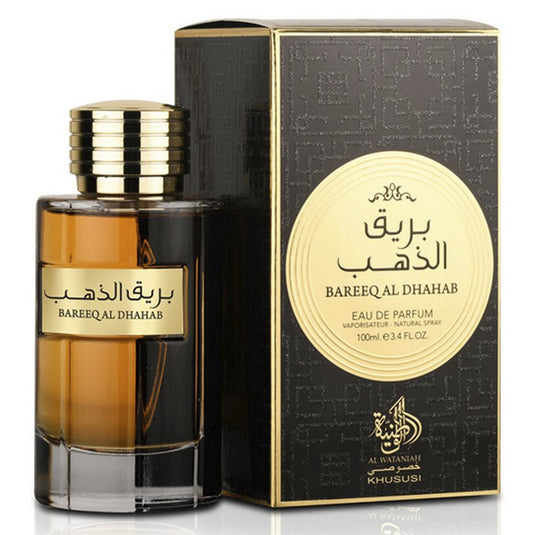 Al Wataniah Men's Bareeq Al Dhahab EDP Spray