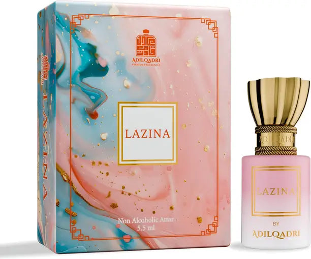 Adilqadri Lazina Attar For Men & Women | Non-Alcoholic | Long Lasting Roll On Attar-5.5ML Floral Attar  (Floral)
